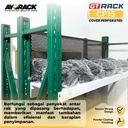CP15 COVER PERFORATED GT RACK 150CM - DISPLAY PERALATAN SERBAGUNA PEMBATAS ANTAR RAK GUDANG - PAPAN GANTUNGAN PERKAKAS MEJA KERJA