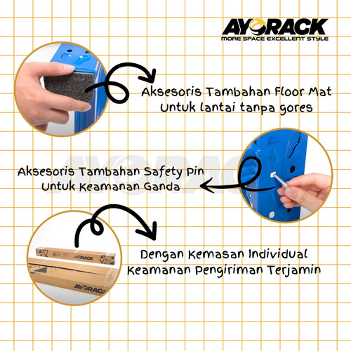 RAK GUDANG BESI GT RACK GT212 PRO – WAREHOUSE RACK 200KG TINGGI 4 SUSUN 2.5 METER LEBAR 40CM PANJANG 1.2M - STARTER