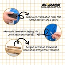 RAK GUDANG BESI GT RACK GT212 PRO – WAREHOUSE RACK 200KG TINGGI 4 SUSUN 2.5 METER LEBAR 40CM PANJANG 1.2M - STARTER