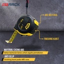 GT RACK TAPE MEASURE 5 METER - METERAN KARET GTM525 ABS PEGAS ELASTIS - 5 M x 25 MM