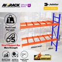 RAK PALET 1 TON AYORACK AI10-2530S - RACK PALLET BESI TINGGI 3 METER - RACKING GUDANG HEAVY DUTY PANJANG 250CM - STARTER, AI10-2530 W8