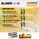 RAK GUDANG BESI GT RACK GT215 PLUS 2 METER 4 SUSUN LEBAR 40CM P 1.5 M - STARTER