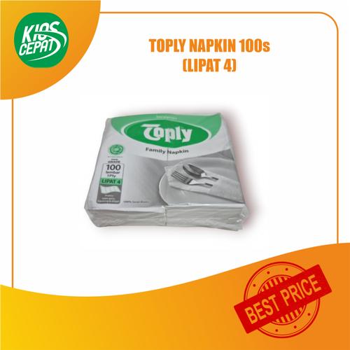 Tissue TOPLY Napkin Full Embossed 100s (TISU SENDOK)