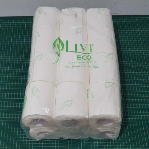 Tissue LIVI Roll Thailand 170s (Tisu Roll) 1PACK isi 24Roll