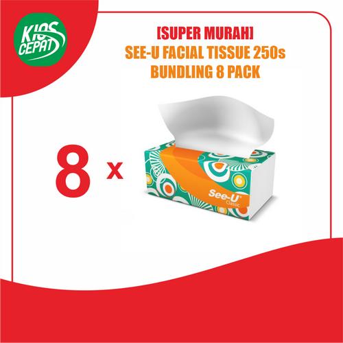 [SUPER MURAH] Tissue SEE-U FACIAL Classic SP 250s ISI 8 PACK