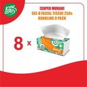 [SUPER MURAH] Tissue SEE-U FACIAL Classic SP 250s ISI 8 PACK