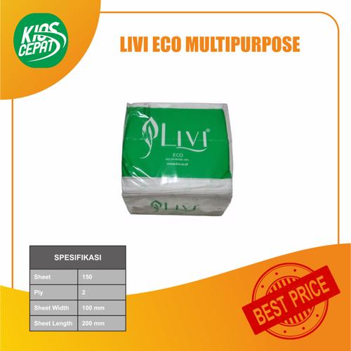 Tissue LIVI ECO Multipurpose 150s (Tisu Meja Makan)
