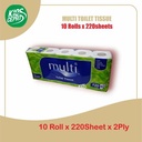 Tissue MULTI TOILET BATHROOM 10Roll x 220sheet