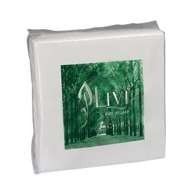 Tissue LIVI EVO SPLASH Premium Dinner Edge Embossed 50s