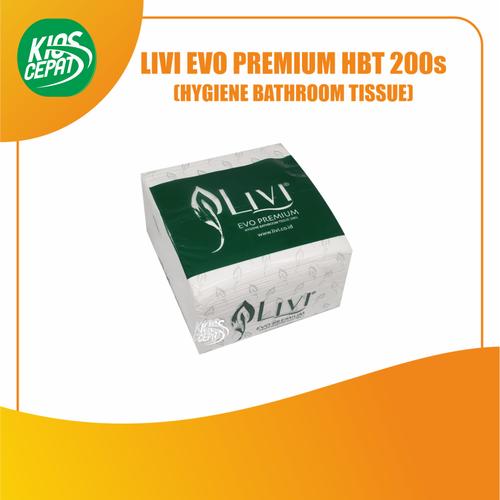 Tissue LIVI EVO PREMIUM HBT 200s (Hygiene Bathroom Tissue)