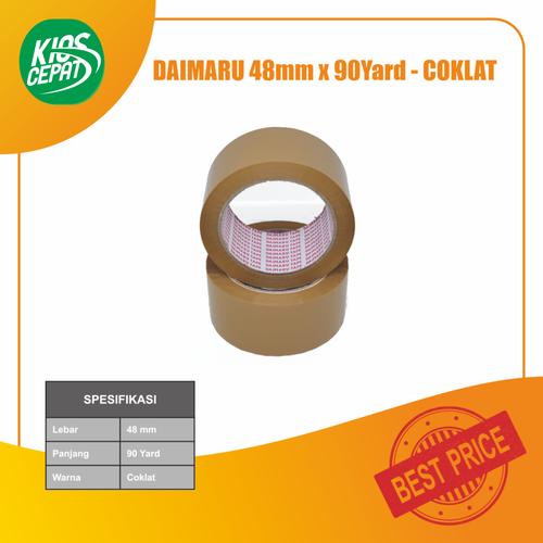 Lakban DAIMARU Coklat (48mm x 90Yd)