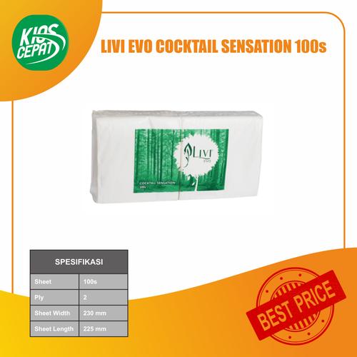 Tissue LIVI EVO Premium Napkin Cocktail Sensation 100's