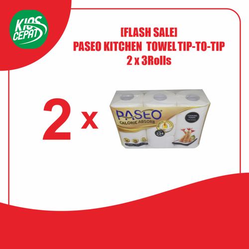 [KEJAR DISKON] Tissue PASEO Kitchen Towel / Calorie Absorb 2 x 3Roll