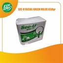 Tissue SEE-U Facial GREEN VALUE 650gr