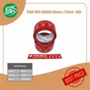 Lakban STAR TAPE FRAGILE MERAH (48mm x 65Meter)