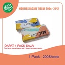 Tissue MONTISS Facial 200s - 2 PLY