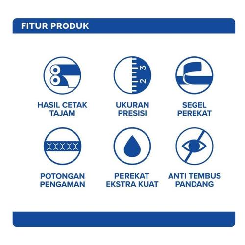 Amplop Putih Paperline 90pps (110 x 230mm) (1BOX isi 100pcs)