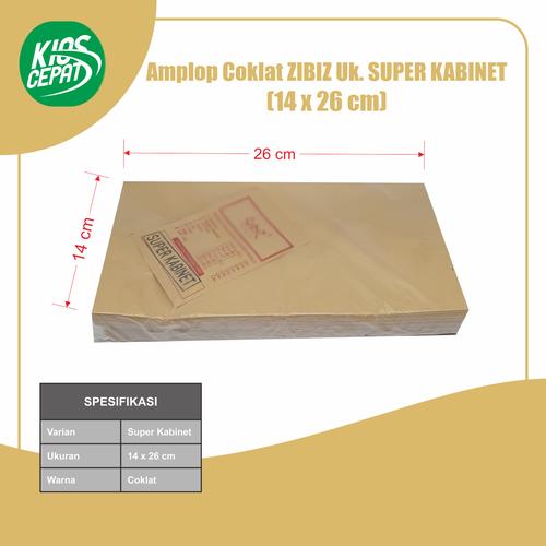 Amplop Coklat Ukuran Super Kabinet (1Pack Isi 100pcs)