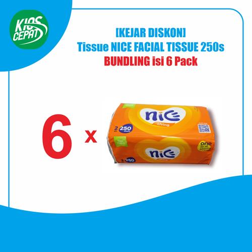 [FLASH SALE] Tissue NICE Facial 250s ISI 6 PACK