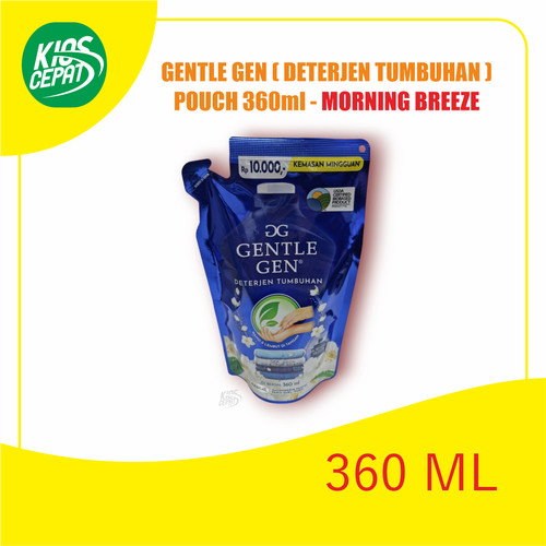Deterjen Cair GENTLE GEN ( Deterjen Tumbuhan ) Kemasan POUCH 360ml - P. Garden
