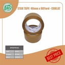 Lakban STAR TAPE 48mm x 90Yard - Coklat
