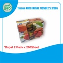 Tissue NICE Facial 400s (Kemasan 2 x 200s)
