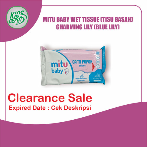 Tissue MITU Baby Wet (TISU BASAH) - PLAYFUL FRESSIA