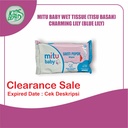 Tissue MITU Baby Wet (TISU BASAH) - PLAYFUL FRESSIA