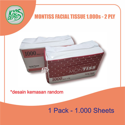 [TC] Tissue MONTISS Facial 1000s - 2 PLY