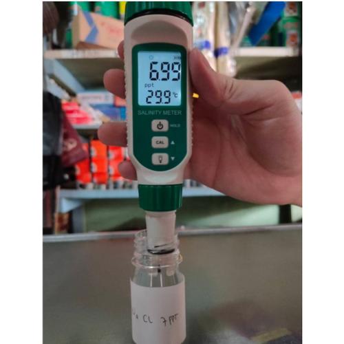 Larutan Buffer NaCl 0/7/40 ppt Kalibrasi Salinity Meter