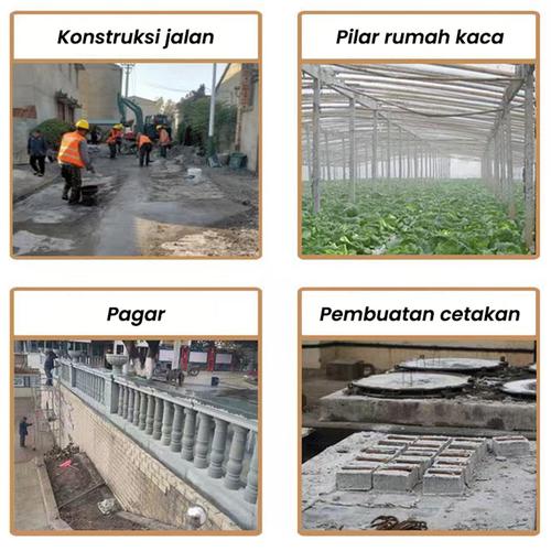 Mesin Penggetar Elektrik Beton Mesin Pemadat Cor Beton Electric Electric Concrete Kontruksi Tukang Getar Pengecoran - Kuning 800W