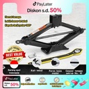 Dongkrak Mobil BLACK/1ton dongkrak mobil /dongkrak gunting / dongkrak pengangkat tipe tangan / - untuk perbaikan ban mobil - Gunting Jack