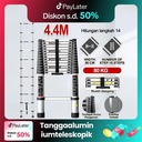 Tangga Lipat Aluminium 4.4M/Teleskopik Single Telescopic Ladder4.4M /Double Telescopic Ladder4.4M/Tangga 4.4 M Lipat Alumunium - Gaya A - 3.2M