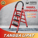 Tangga rumah 2 step kuat dan kokoh /Baja Karbon Tebal Anti Licin Pegangan Tangan Tangga Bisa Dilepas / 3 Step Tangga Lipat Multifungsi - Tangga baja karbon 2