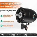 Motor kipas industri daya tinggi 180W/230W/260W 220-240V 50Hz, motor bantalan bola untuk aksesoris kipas meja - 180W(500model)