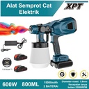 Mesin Semprot Cat Elektrik Nirkabel Berkekuatan 600W/Mesin Semprot Cat/ Kompresor Semprot Cat/Alat Semprot Cat/Semprot Cat Tanpa Kabel - 600W-Baterai*1