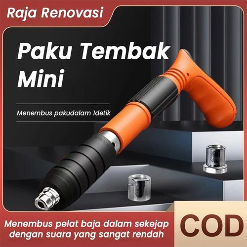 Alat Paku  Nail Alat Fastening Alat Ramset Alat Alat Paku Tembak Paku Tembok Beton Paku Lurus Mini Pelat baja setebal 6MM Mesin Paku Beton Alat Pengencang - warna oranye