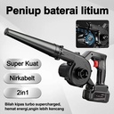 Mesin Blower Tangan Baterai Cordless Blower TOOLS - 2Bateri+2in1