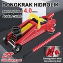 Dongkrak Buaya 2on Hydraulic Jack Hidrolik/Ongkrak Buaya Nobil Ton Universal - Merah