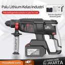 NANWEI Bor Listrik Brushless/Bor Dinding Baterai Lithium/30000mA Baterai Kapasitas Tinggi - 528TV, dua baterai