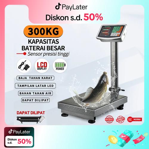 Timbangan Elektrik150kg 200kg  300kg/Timbangan Kargo/Timbangan Produk / Timbangan Lipat Anti-Shake Digital Akurat - 150KG