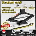 Dongkrak Mobil BLACK dongkrak gunting dongkrak pengangkat tipe tangan - Tipe dasar