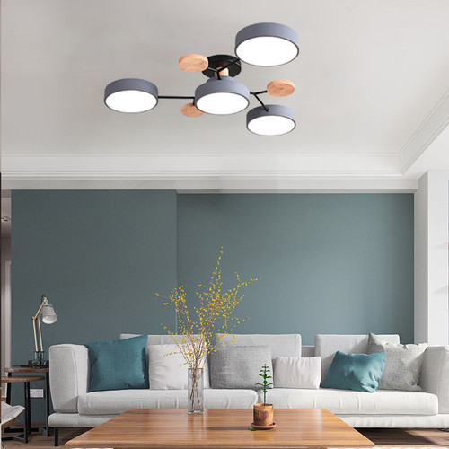 Lampu Gantung Nordik/Lampu Gantung Minimalis/3 Warna Lampu Gantung LED - A+8 head