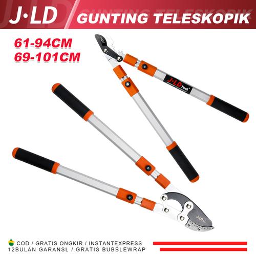 JLD Gunting Ranting Telescopic 69-101CM Adjustable Garden Pruning Shear Scissors - 69-101CM