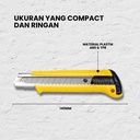 YUEFEIBAO Feibao Pisau Cutter / Stainless Steel Cutter / Pisau Pemotong Stainless / Auto Lock System / Tools / Alat Perkakas F32-1001