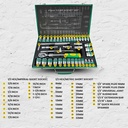 YUEFEIBAO Feibao Kunci Shock Toolset 41 PCS / Kunci Sok Toolset 1/2 Inch / Chromium Vanadium / Set / F18-1204