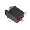 JLD Kompresor Angin Otomatis 4 Way Cabang Lubang Automatic Pressure Switch Drat 1/4"