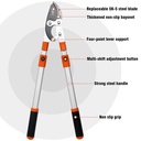 JLD Gunting Ranting Telescopic 69-101CM Adjustable Garden Pruning Shear Scissors - 69-101CM