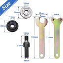 JLD Adaptor converter Mesin Bor ke Mesin Gerinda - 4INCH Arbor Konektor Gerinda Bor Mata Gerinda Perubah 5pcs