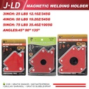 JLD Magnetic Welding Holder Siku Las Magnet Sedia Ukuran 5 Inchi 4 Inchi 3 Inch  Smart Welding Magnet Tukang Las Murah Siku las Magnet Magnetic Welding holder - 5inch